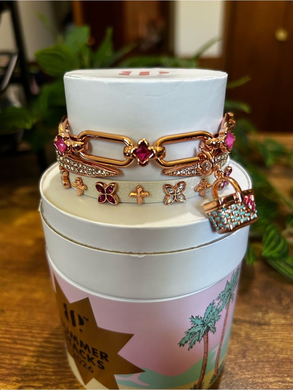 Bomb Party Summer Stacks 2026 “Market Fresh Remix” Rose Gold Bracelets